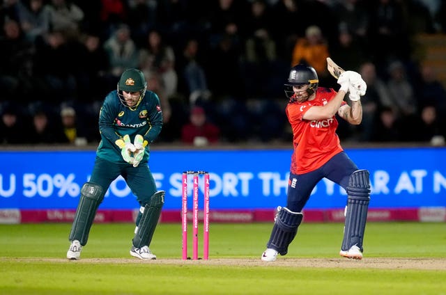 Phil Salt batting for England