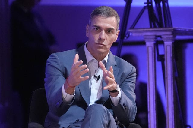 Spain’s Prime Minister Pedro Sanchez