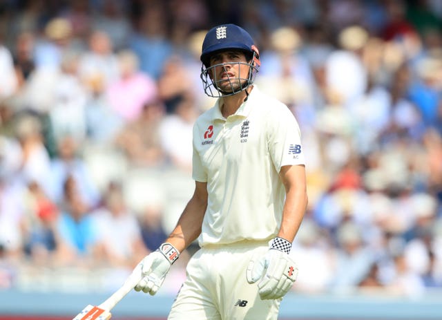 Alastair Cook suffered a second-innings failure 