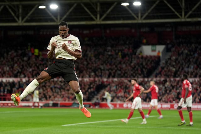 Midtjylland’s Ousmane Diao celebrates