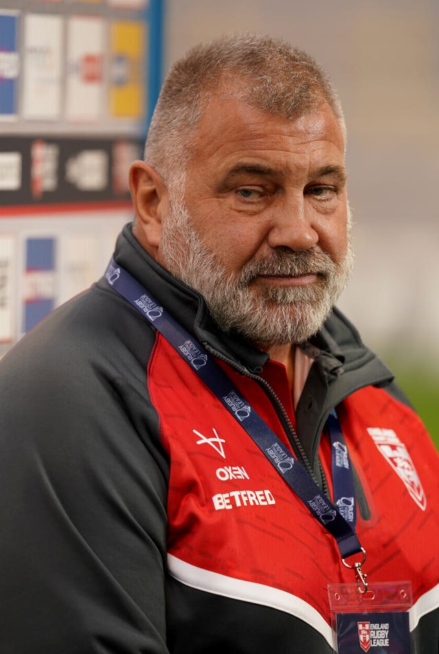 England head coach Shaun Wane