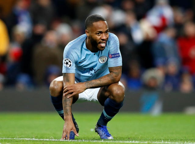 Manchester City's Raheem Sterling was on the end of alleged racial abuse during a Premier League game at Chelsea.