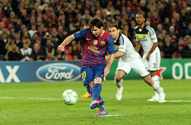 Lionel Messi has never scored against Chelsea, missing a penalty when the sides met in 2012.