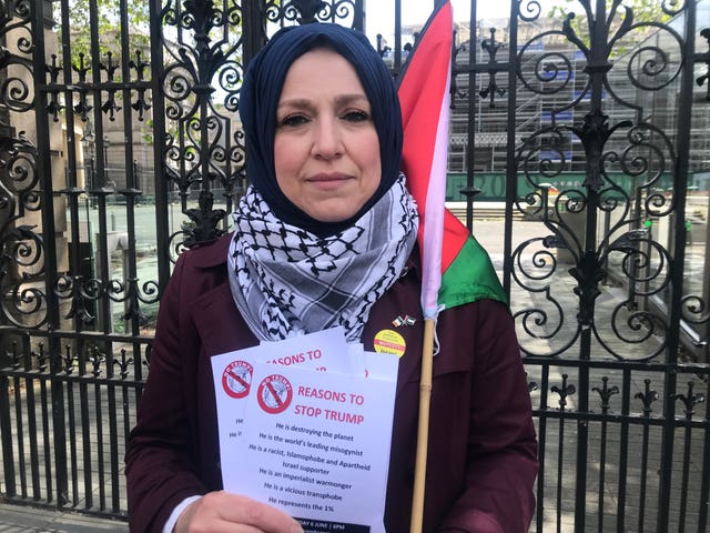 Fatin Al Tamimi, chair of the Ireland Palestine Solidarity Campaign