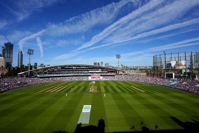 The Kia Oval is one of the eight venues for The Hundred (John Walton/PA)