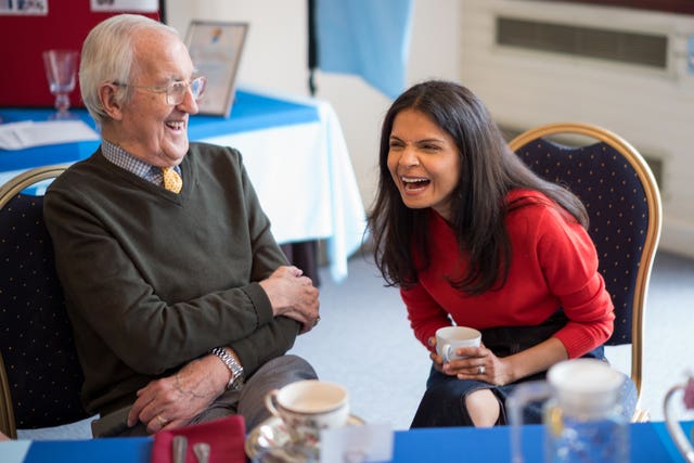 Akshata Murty at a Royal British Legion care facility in Ripon