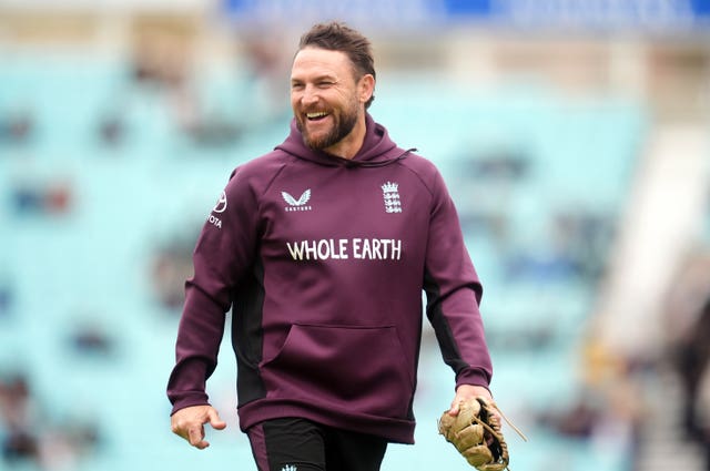 Brendon McCullum at England training