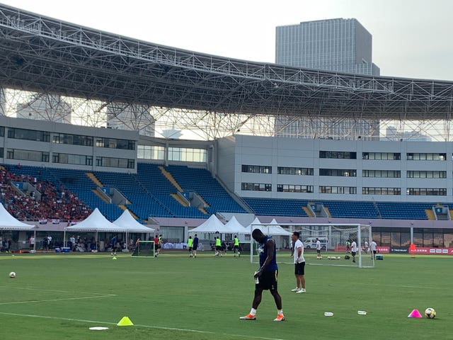 Lukaku trained alone in Shanghai 