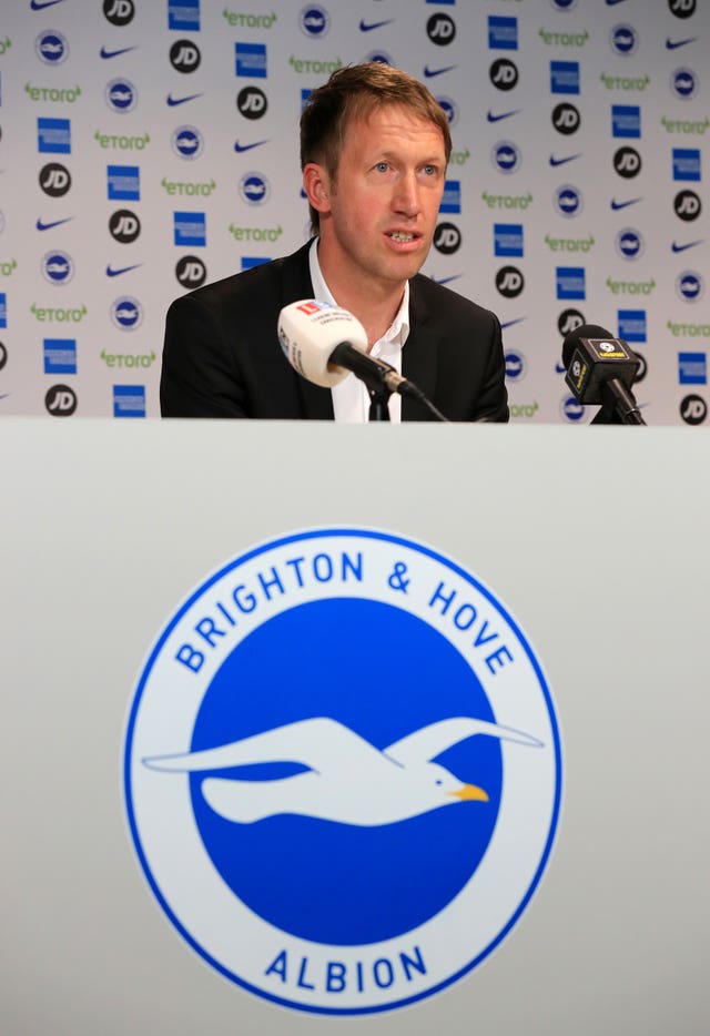Graham Potter has signed a four-year contract at Brighton