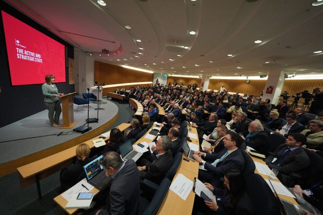 Rachel Reeves delivers the Mais Lecture