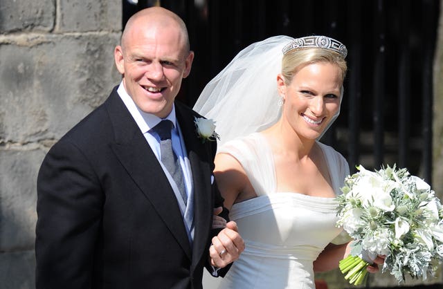 Zara Phillips and Mike Tindall wedding