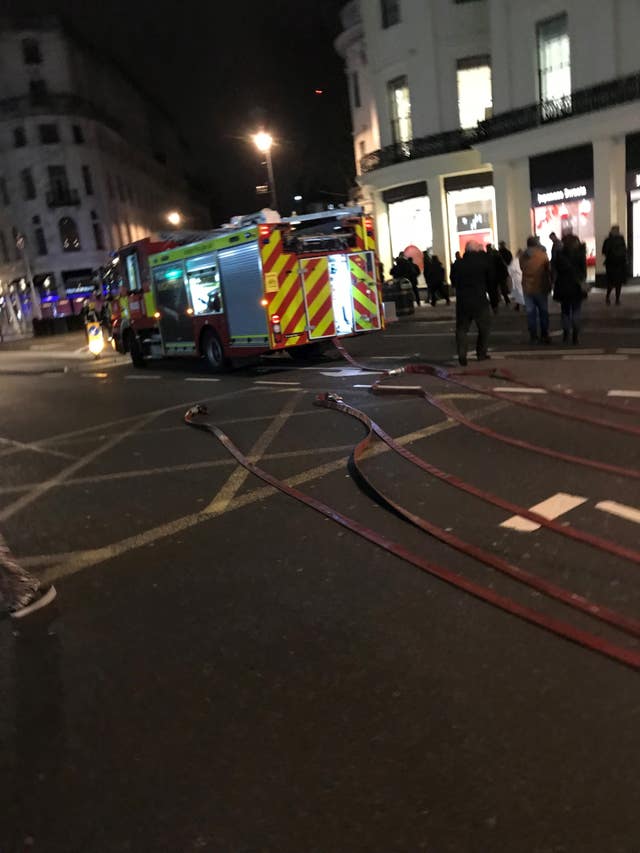 The Strand after a gas leak closed Charing Cross station (Alison Smith)