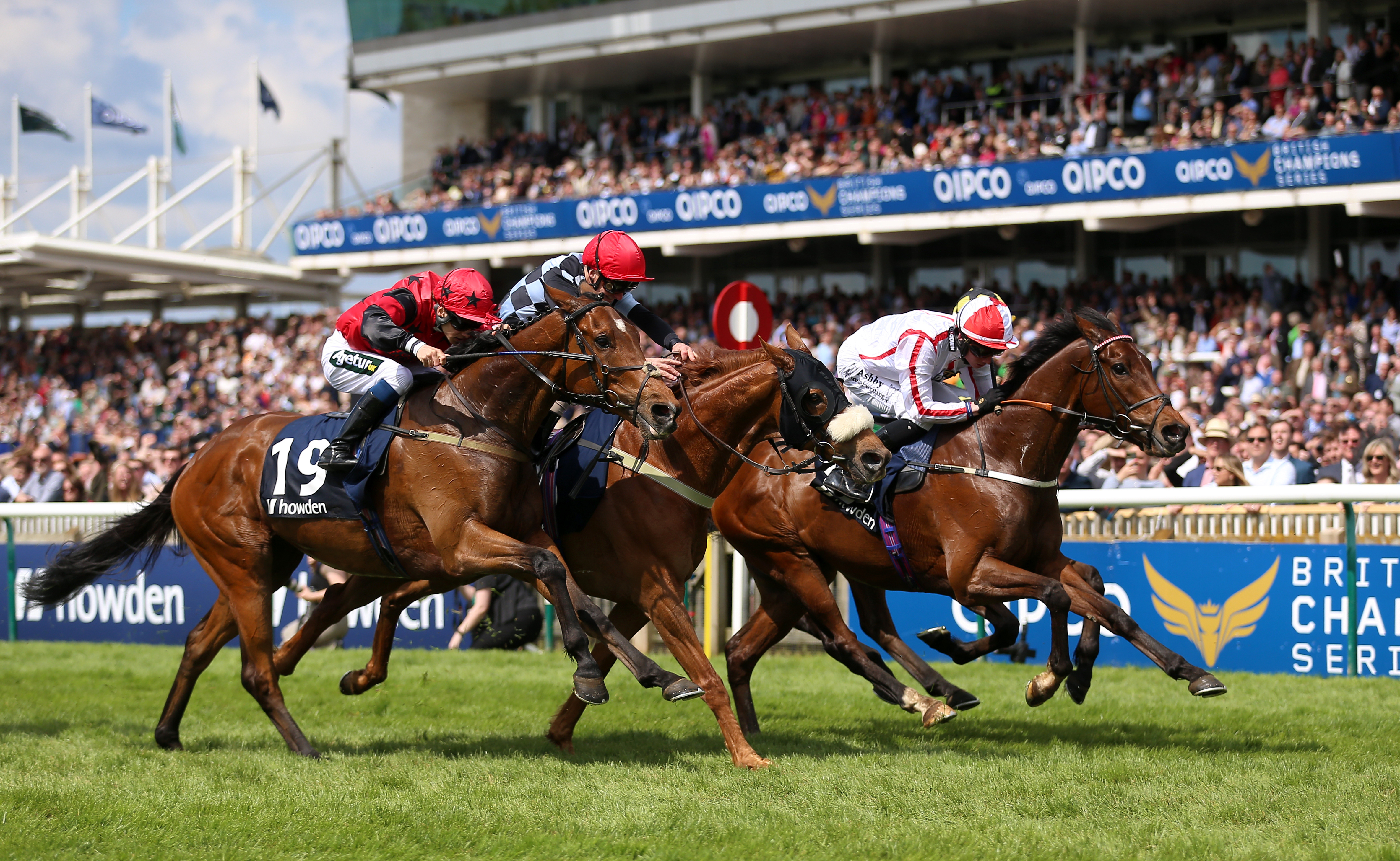 HMS President (right) won at Newmarket last time