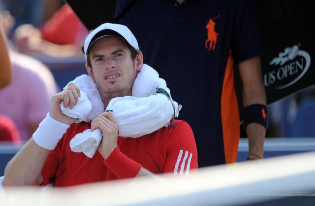 Andy Murray cools down