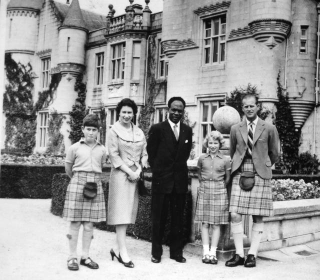 Royalty – Dr. Kwame Nkrumah and Royal Family – Balmoral