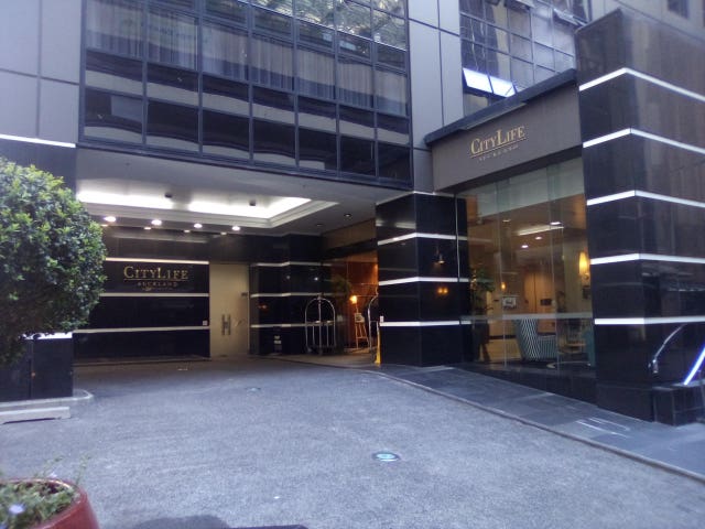 Exterior of CityLife Hotel, Auckland
