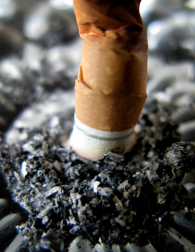Stubbing out smoking is key to avoiding cancer, experts say (Matt Morton/PA) 