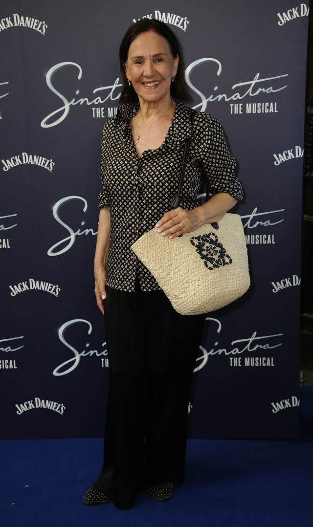 Dame Arlene Phillips at Sinatra: The Musical's West End premiere
