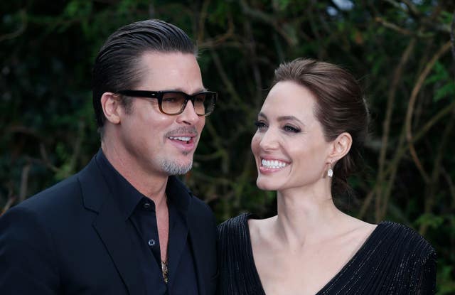 Brad Pitt and Angelina Jolie (Justin Tallis/PA)