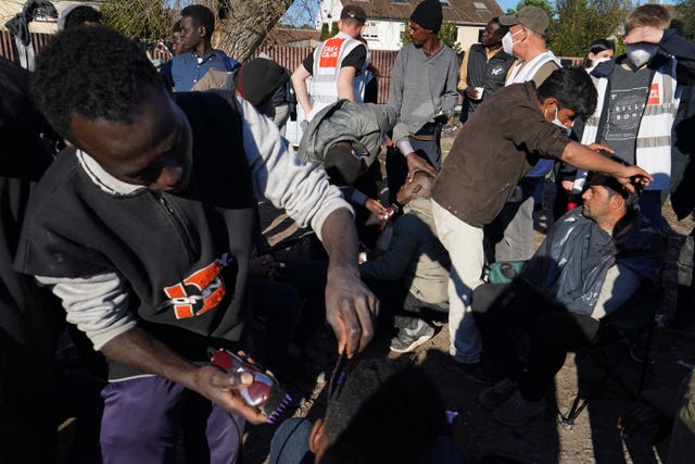 Migrants in Calais