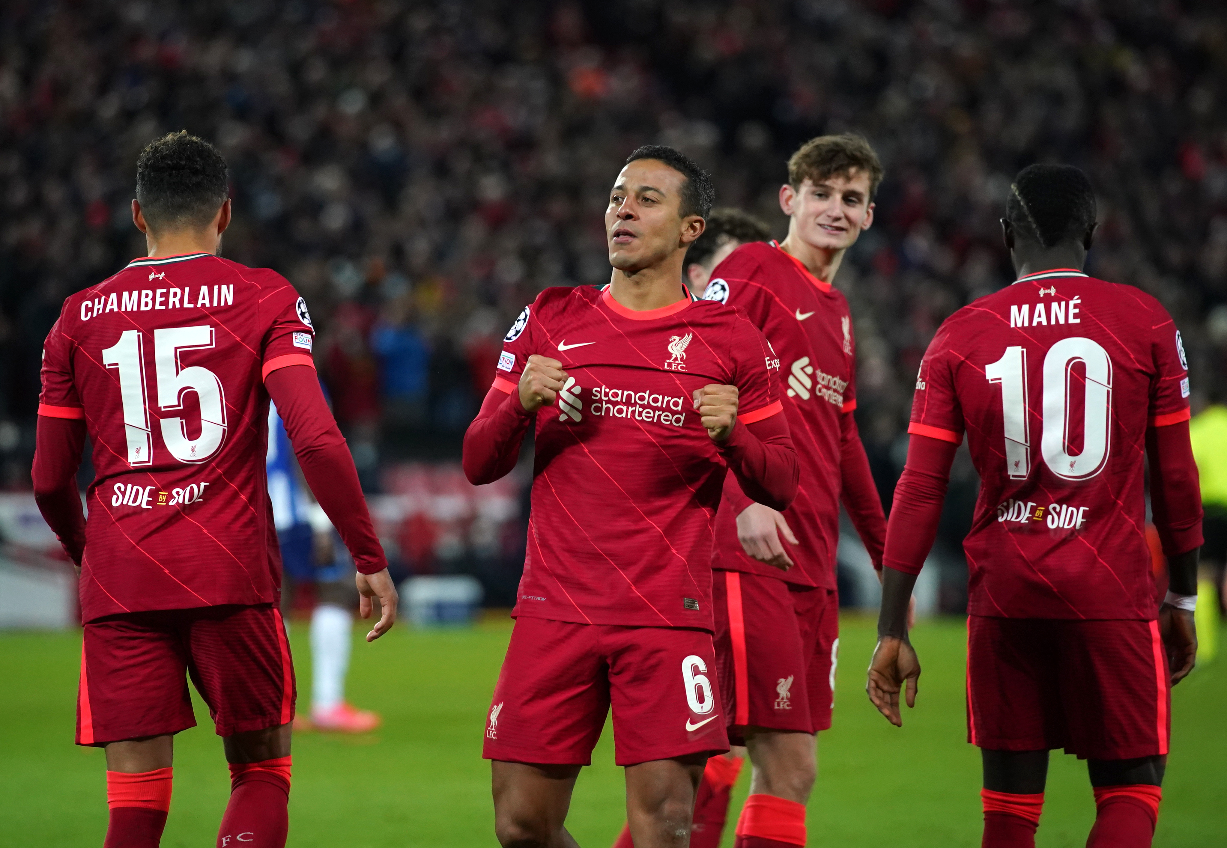 jurgen klopp hails thiago alcantara thunderball in liverpool win over porto bt sport
