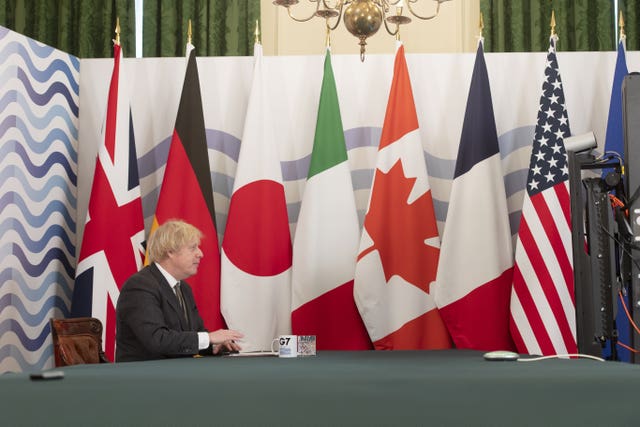 G7 virtual meeting