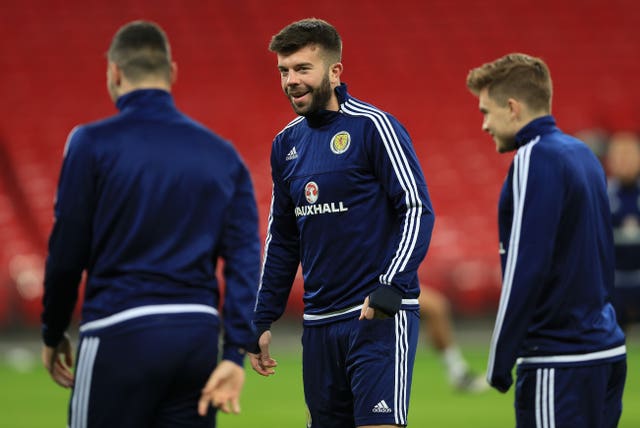 Grant Hanley was one of Scotland's best players against the Czech Republic