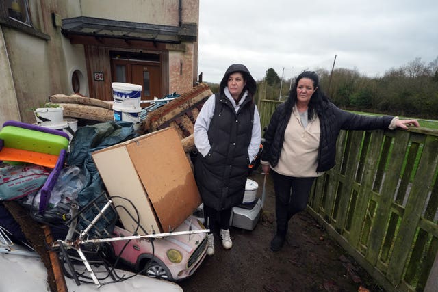 Catherine Kenny (right) with daughter Shannon in Riverfield
