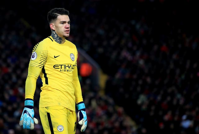 Manchester City goalkeeper Ederson 