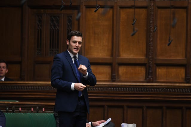 Shadow minister Dr Luke Evans in Parliament