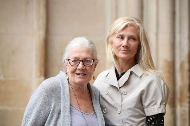 Vanessa Redgrave with her daughter Joely Richardson