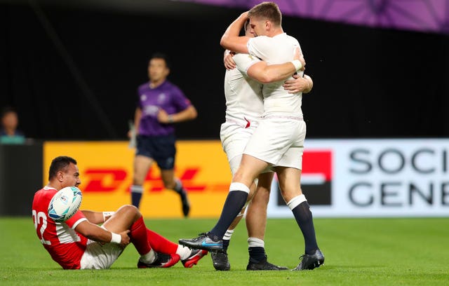 England opened their World Cup campaign with victory over Tonga