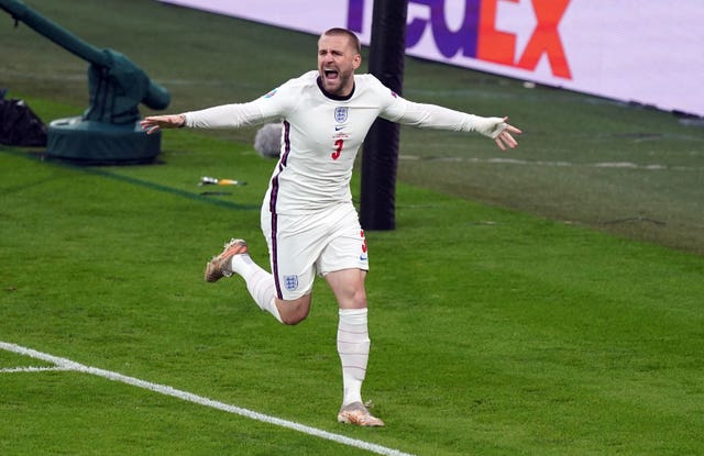Shaw's strike against Italy at Wembley was the quickest-ever goal in a European Championship final 