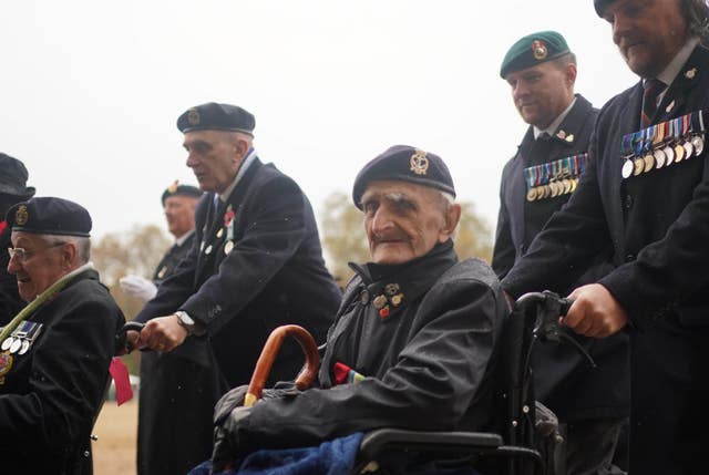 Veterans in Horse Guards 