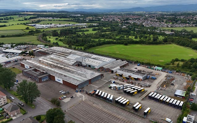 Alexander Dennis plants closure