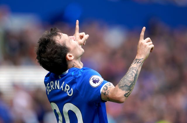 Bernard scored the only goal as Everton won their first home game of the season against Watford