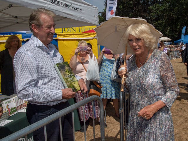The Duchess of Cornwall meets John Challis