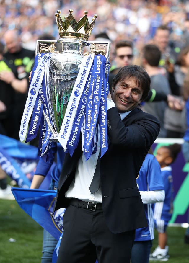 Antonio Conte guided Chelsea to the Premier League title in his first season as head coach