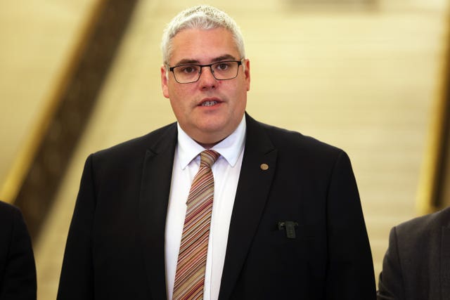 DUP leader Gavin Robinson 