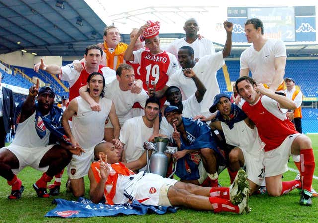 Arsenal's 'Invincibles' were unbeaten when they won the 2003/4 Premier League title 