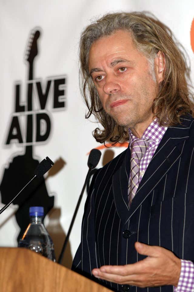 Bob Geldof BandAid 