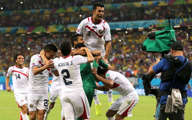 Costa Rica did not lose a match at the 2014 World Cup until a penalty shoot-out defeat to Holland in the quarter-finals.