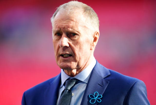 Sir Geoff Hurst, pictured, paid a personal tribute to Cohen on Friday 