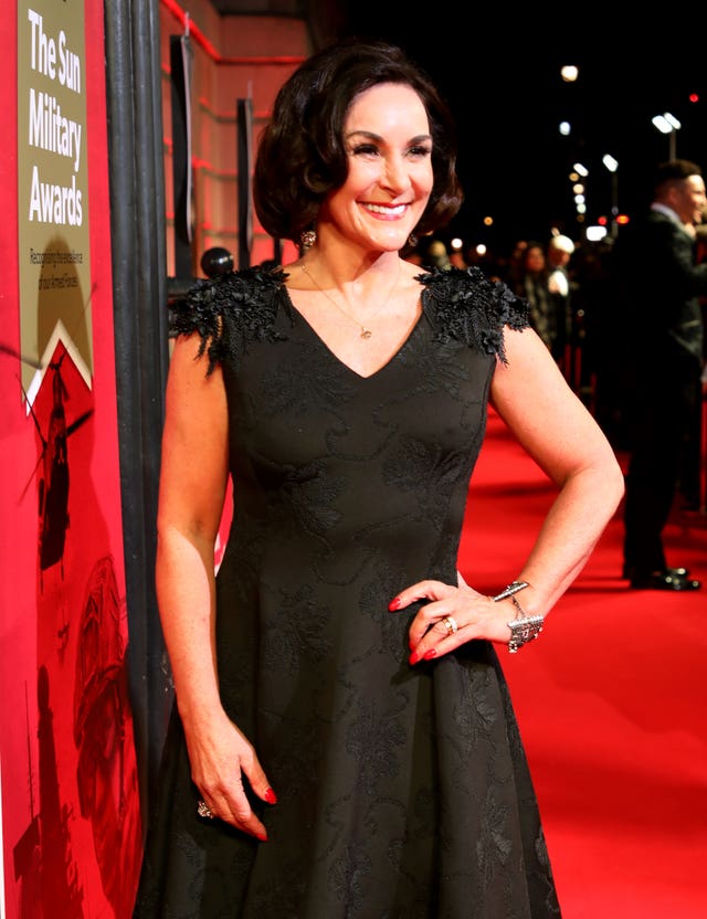 Strictly Come Dancing judge Shirley Ballas was among those on the red carpet on Thursday (David Parry/PA)