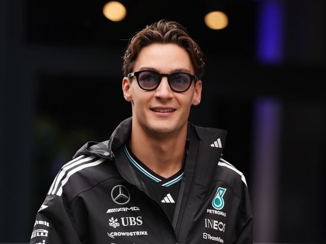Mercedes driver George Russell 