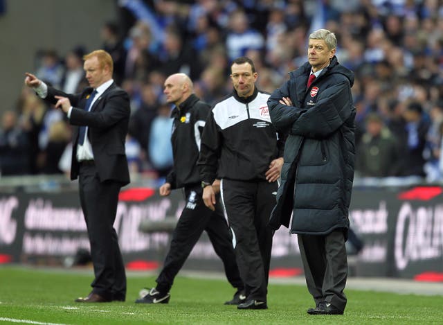 Wenger saw Arsenal lose to Alex McLeish's Birmingham in his last League Cup final