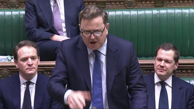 Mel Stride addresses the Commons