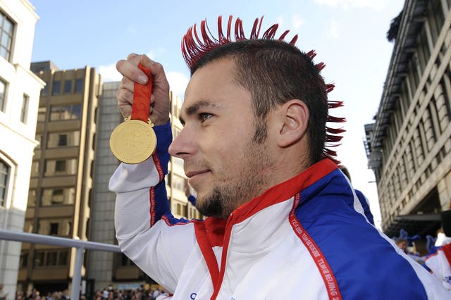 Matt Skelhon won gold on his Paralympic debut in 2008