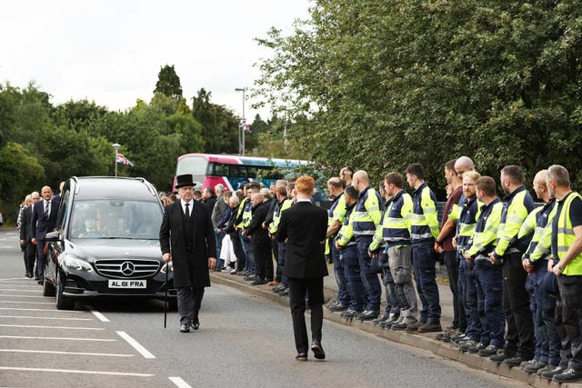 Sir William Wright funeral