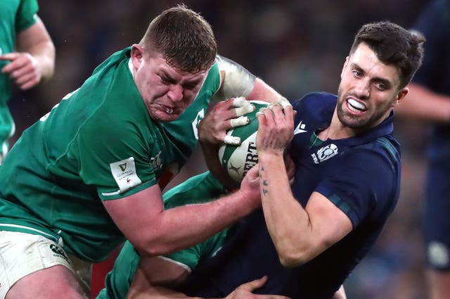 Kinghorn backs Adam Hastings, right, to be Scotland's key man at Murrayfield